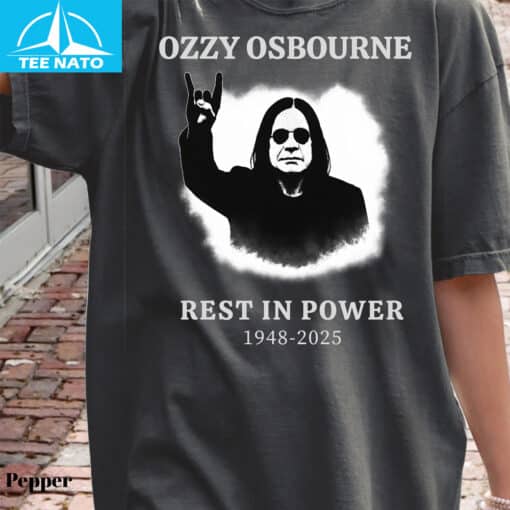 Ozzy Osbourne Rest In Power 1948-2025 Memorial Shirt - Image 4