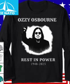 Ozzy Osbourne Rest In Power 1948 2025 Memorial Shirt4