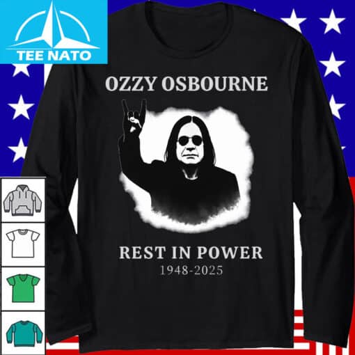 Ozzy Osbourne Rest In Power 1948-2025 Memorial Shirt - Image 5