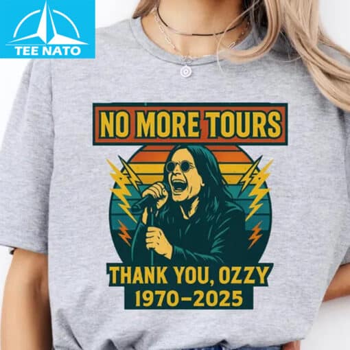 Ozzy Osbourne Retro Rock Legend 1970–2025 Shirt - Image 4