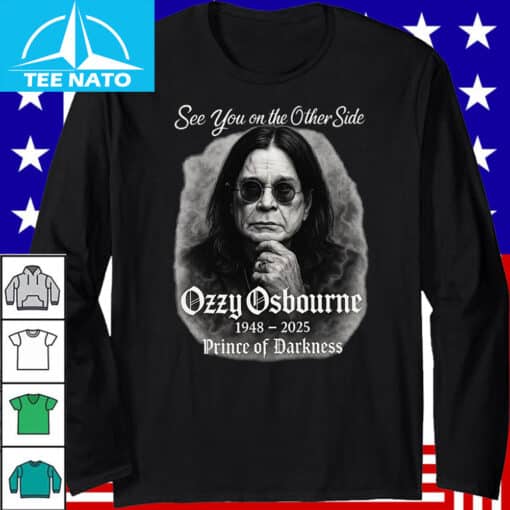 RIP Ozzy Osbourne The Prince of Darkness Shirt - Image 3