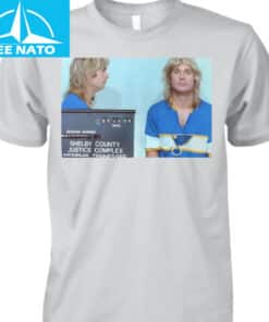 Ozzy Osbourne Shelby County Mugshot Blue Shirt1