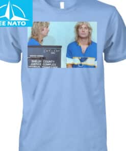 Ozzy Osbourne Shelby County Mugshot Blue Shirt3