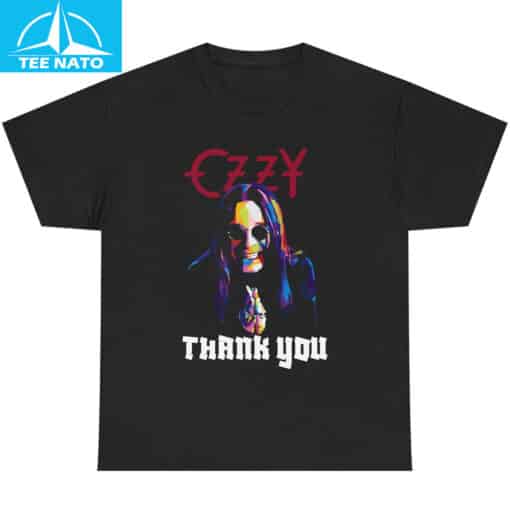 Ozzy Osbourne Thank you Rock Legend Tribute Shirt - Image 3