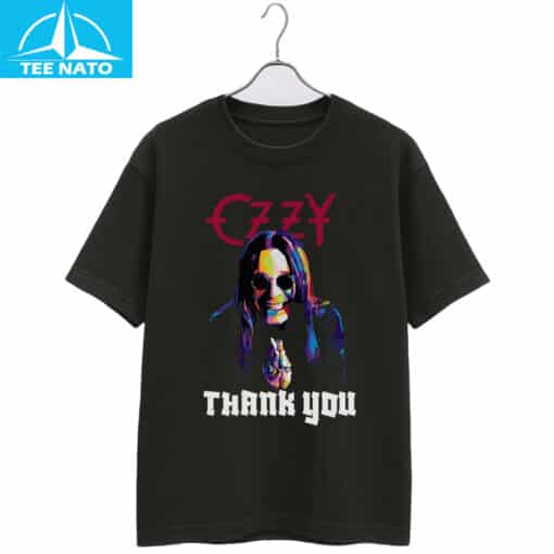 Ozzy Osbourne Thank you Rock Legend Tribute Shirt