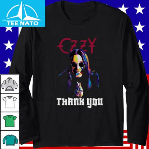 Ozzy Osbourne Thank you Rock Legend Tribute Shirt - Image 5