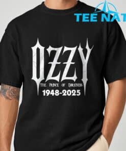 Ozzy Osbourne The Prince of Darkness 1948-2025 Rock Music Legend T-Shirt