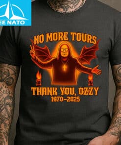 Ozzy Osbourne Tribute No More Tours 1970–2025 Shirt3
