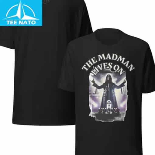Ozzy Osbourne Tribute The Madman Lives On Shirt - Image 2