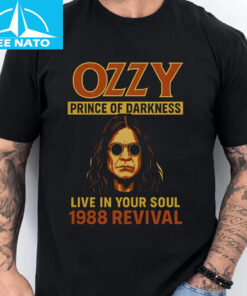 Ozzy Prince of Darkness Live In Your Soul 1988 Revival Shirt1