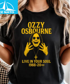 Ozzy Prince of Darkness Live In Your Soul 1988 Revival Shirt2