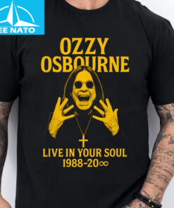 Ozzy Prince of Darkness Live In Your Soul 1988 Revival Shirt3