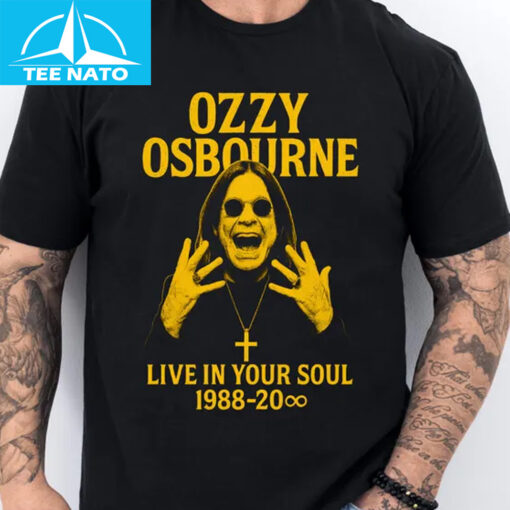 Ozzy Prince of Darkness Live In Your Soul 1988 Revival Shirt - Image 4