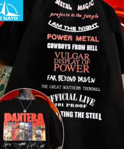 Pantera Albums Song Titles Shirt2