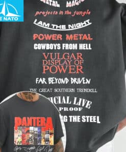Pantera Albums Song Titles Shirt4