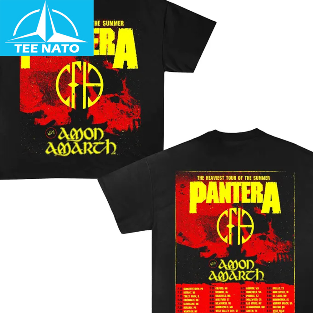 Pantera The Heaviest Tour Of The Summer Tour 2025 Shirt