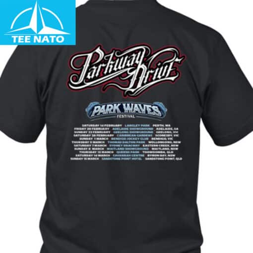 Parkway Drive Park Waves Festival 2026 Shirt