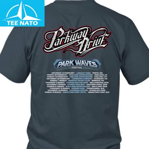 Parkway Drive Park Waves Festival 2026 Shirt - Image 2