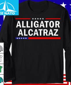Patriotic Alligator Alcatraz Everglades FL EST 2025 Shirt2 1