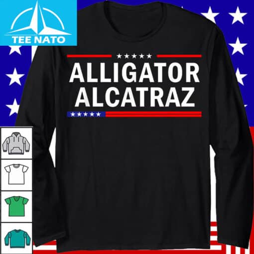 Patriotic Alligator Alcatraz Everglades FL EST 2025 Shirt - Image 3