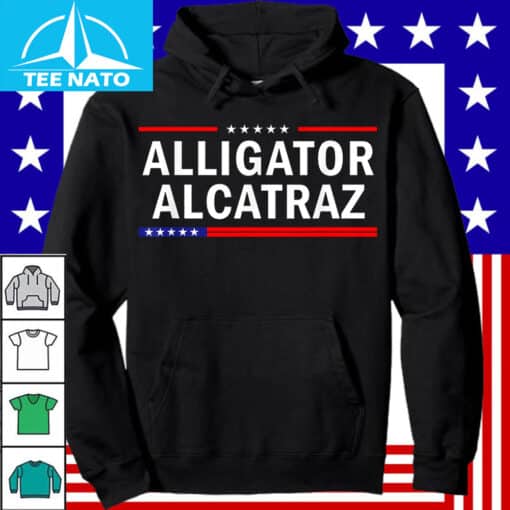 Patriotic Alligator Alcatraz Everglades FL EST 2025 Shirt - Image 4