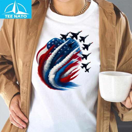 Patriotic Red White Blue Shirt - Image 5