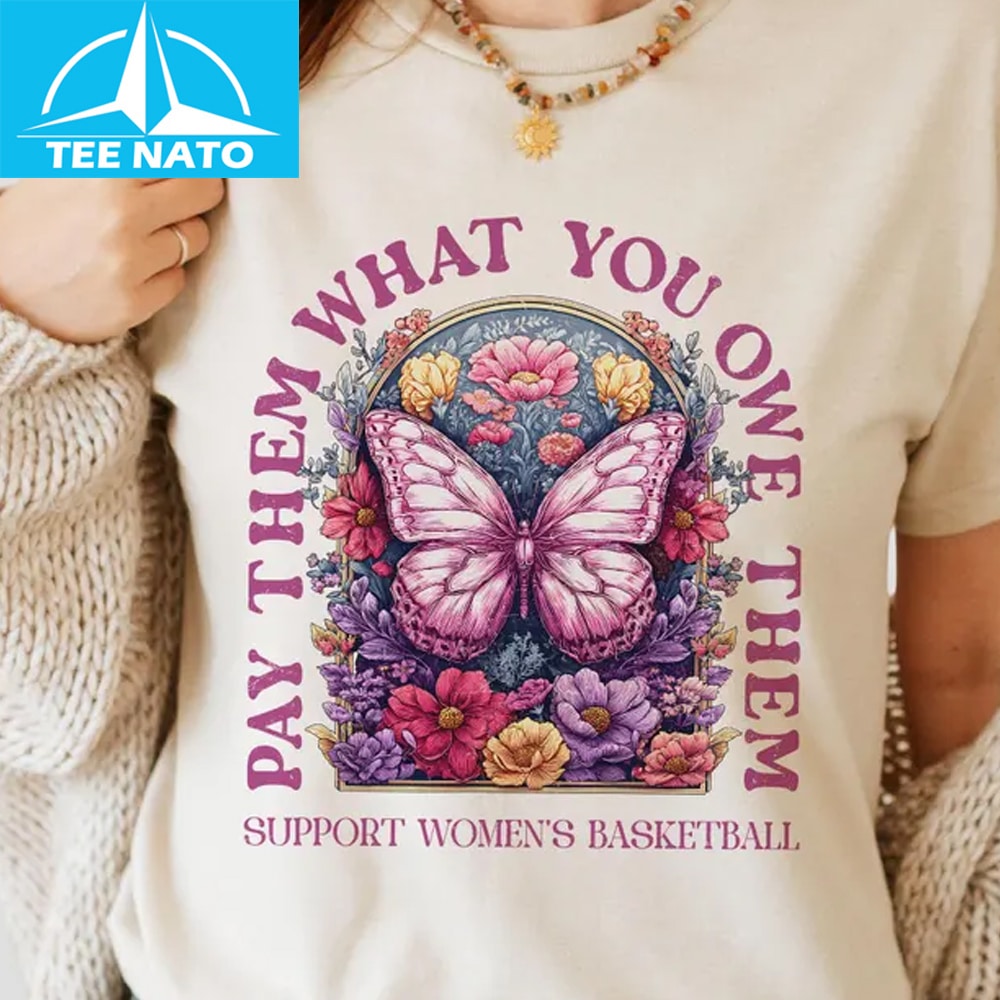 Back view of the Pay Them What You Owe Them shirt