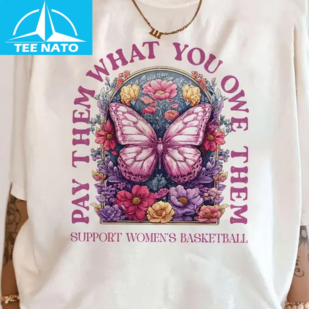 A different view of the Pay Them What You Owe Them shirt