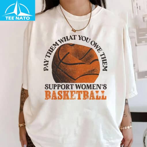 Pay Them What You Owe Them Support Women's Basketball Shirt