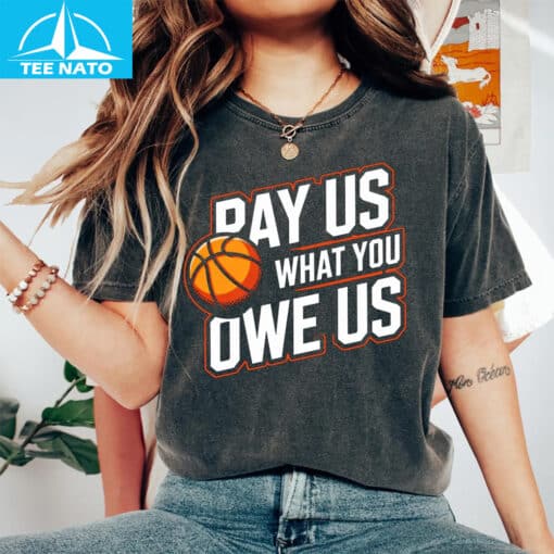 Pay Them What You Owe Them Support Women's Sports Shirt - Image 3