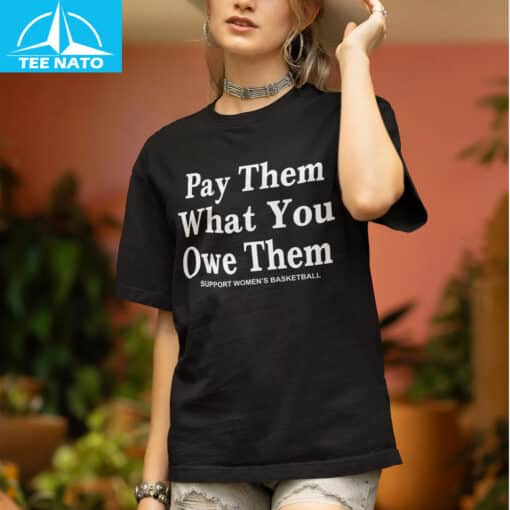 Pay Them What You Owe Them Women’s Basketball Sports Shirt - Image 4