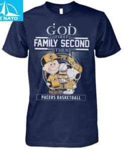 Peanuts Charlie Brown Snoopy Indiana Pacers Basketball Fan Shirt