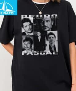 Pedro Pascal Actor Photo Collage Fan Shirt