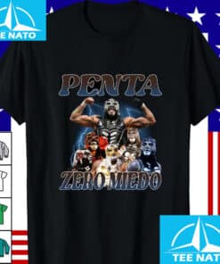 Penta Zero Miedo Lucha Libre Wrestler Collage Shirt3