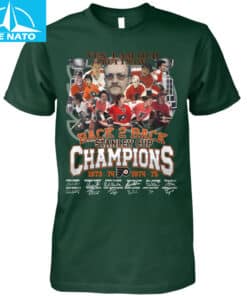 Philadelphia Flyers Back 2 Back Stanley Cup Champions 1973 74 1974 75 Shirt2