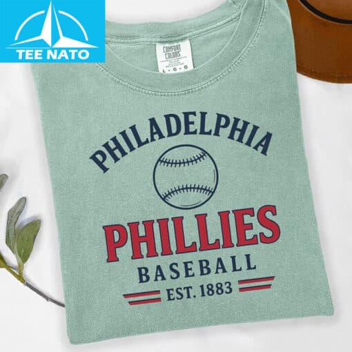 Philadelphia Phillies Baseball Est 1883 Fan Shirt - Image 3