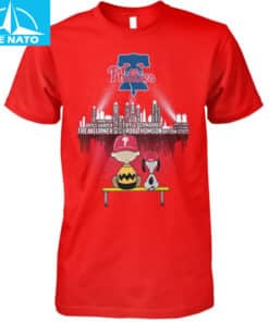 Philadelphia Phillies Peanuts Characters Fan Shirt4