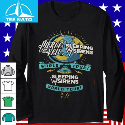 Pierce The Veil x Sleeping With Sirens Shirt - Image 2