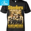 Pittsburgh Steelers Black And Gold Since 1933 Team History Shirt
