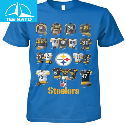 Pittsburgh Steelers Jersey History Evolution Shirt - Image 4