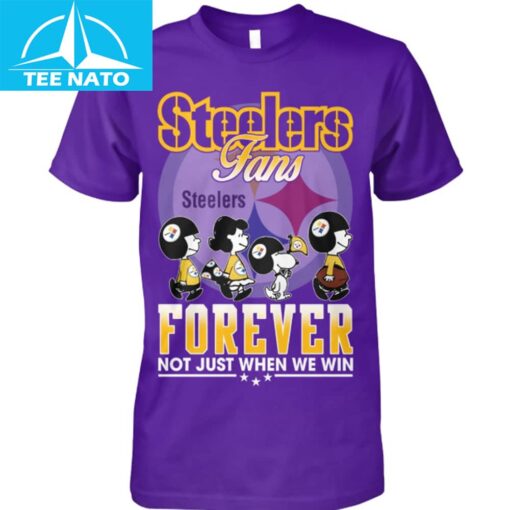 Pittsburgh Steelers Peanuts Forever Fan Shirt - Image 3