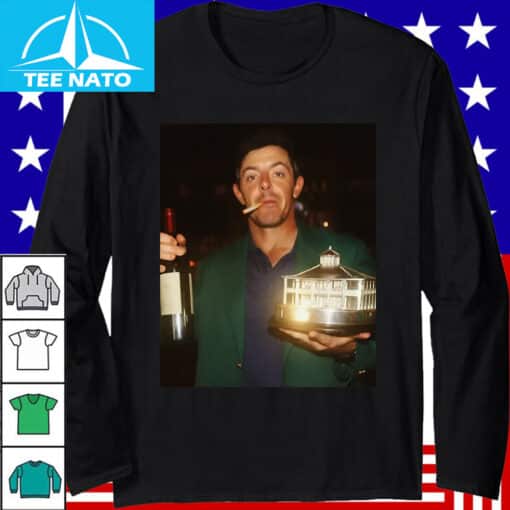 Pop Changer Rory McIlroy Masters Trophy Golf Shirt - Image 3