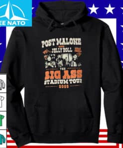 Post Malone Jelly Roll Tour 2025 hoodie