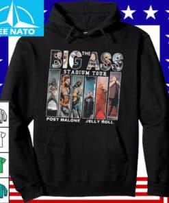 Post Malone Jelly Roll Tour 2025 hoodie Shirt