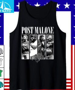 Post Malone Live Performance Photo Collage Graphic Shirt4