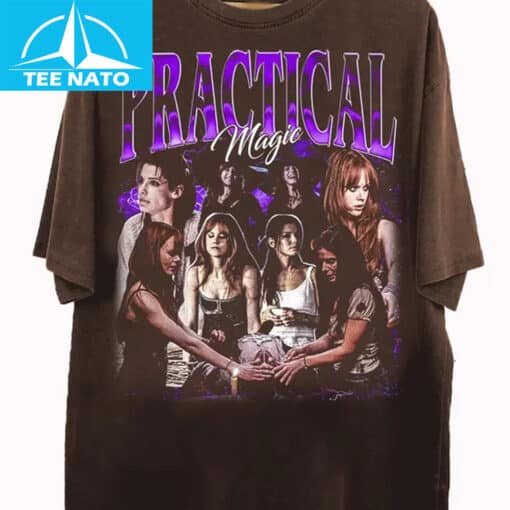 Practical Magic Movie Vintage Style Cast Shirt - Image 2