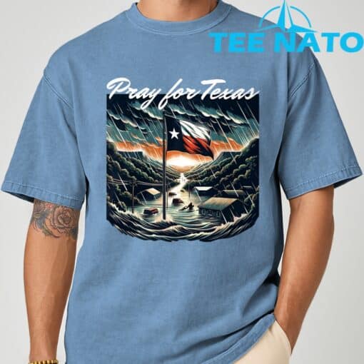 Pray For Texas Hill Country Stronger Shirt - Image 7