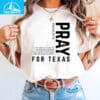 Pray For Texas Psalm 3418 Religious Graphic Shirt
