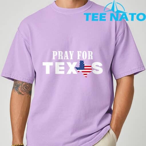 Pray For Texas Support Texas T-Shirt - Image 6