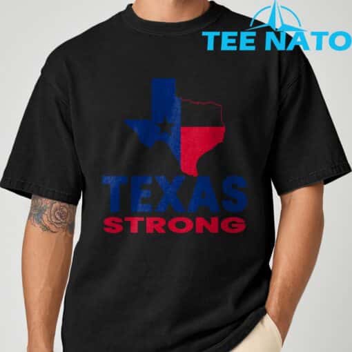Pray For Texas Texas Stronger T-Shirt - Image 3